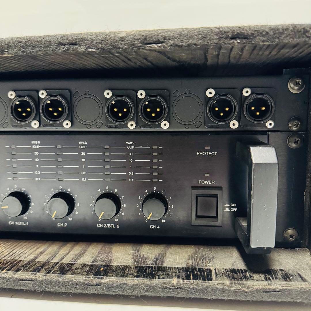 TOA マルチチャンネル パワーアンプ P-60F XLR入出力パネル搭載