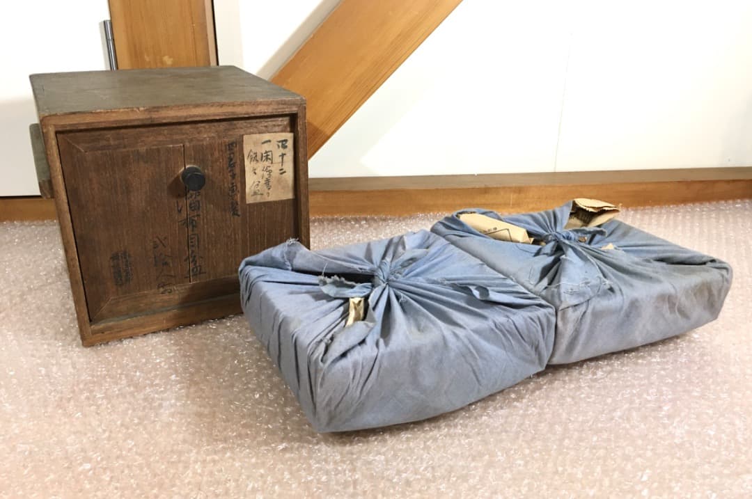 【四君子】時代漆器 盆 ２０枚 5枚1組4セット 木箱付き 布目盆 【美品】