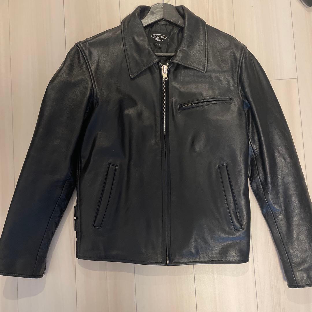 シングルライダースジャケット 黒