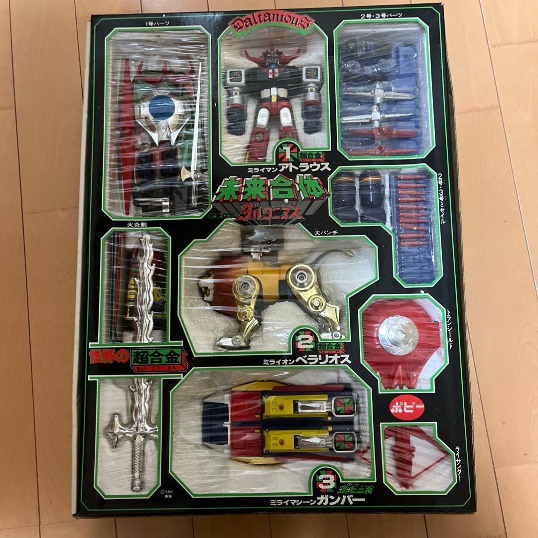 世界の超合金 未来ロボ ダルタニアス 未来合体 ポピー