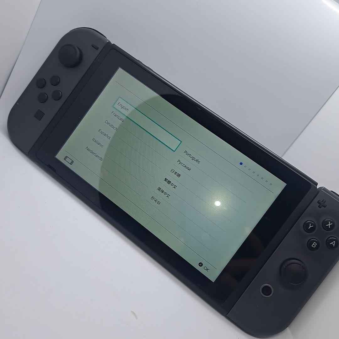 【美品】Nintendo Switch グレー本体セット 未対策 HAC-001