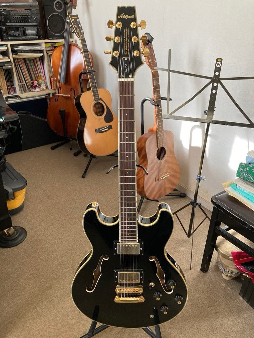 (ワケあり)Aria Pro II TA-550 汎用ケース付き フルアコ