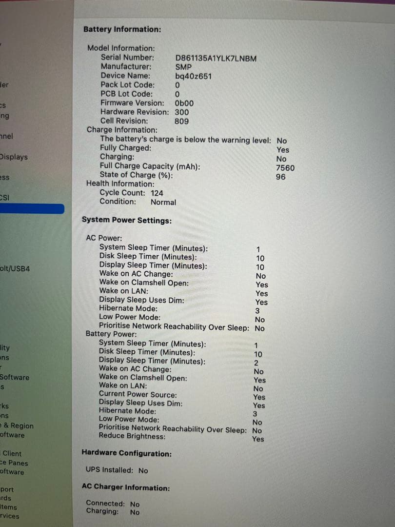 Macbook pro 16 インチ2019 64GB/1T