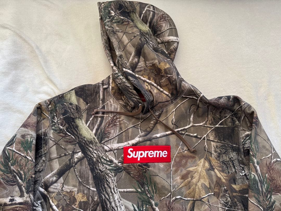 Supreme Box Logo Hooded Camo Lサイズ