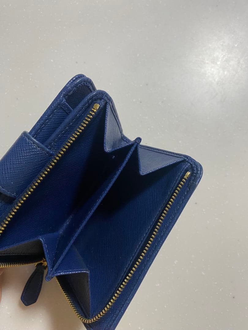 ★ ひつ☆ ★PRADA ミニ財布 サフィアーノレザー L字ファスナー