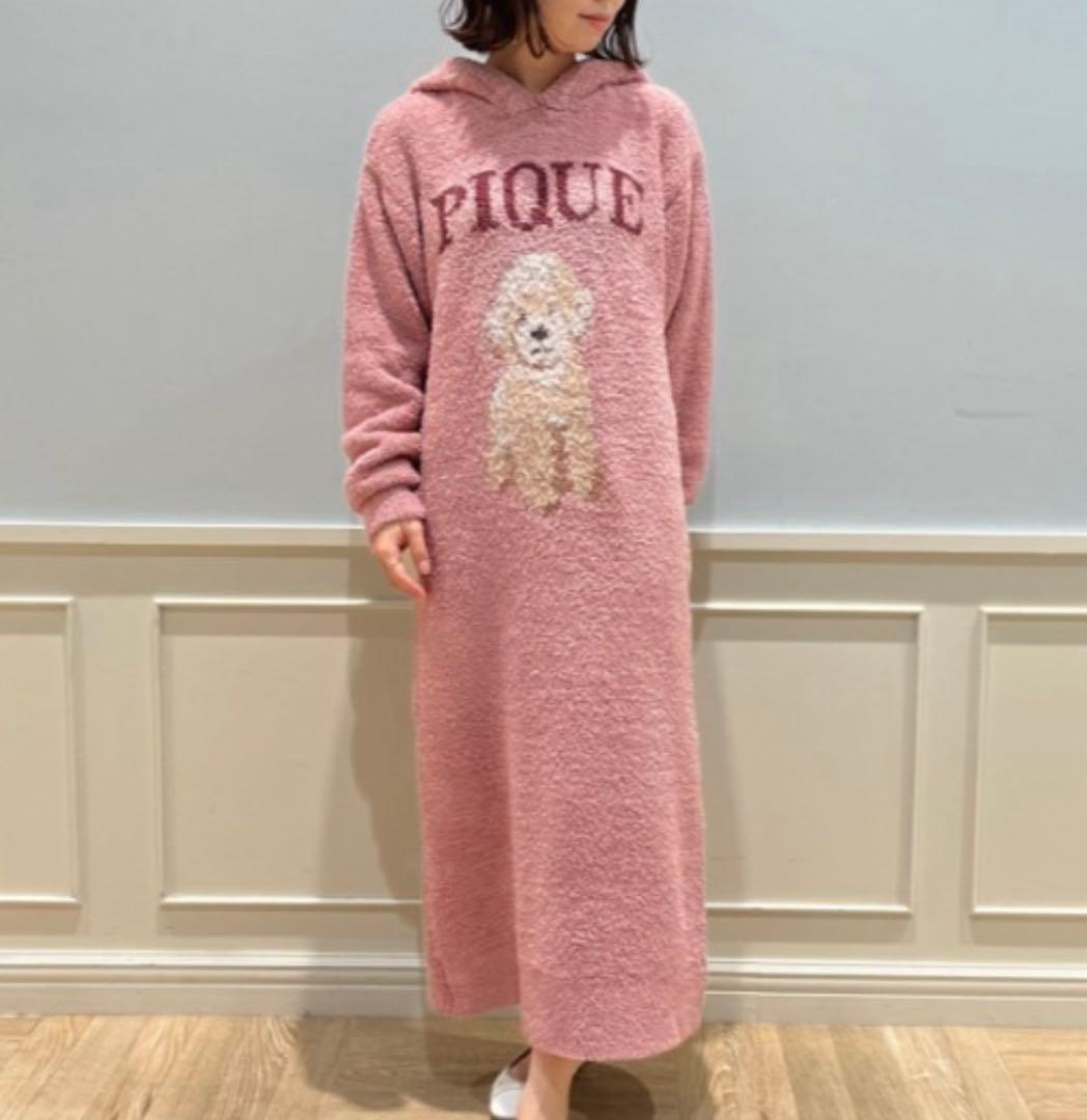 トイプードルジャガードワンピース