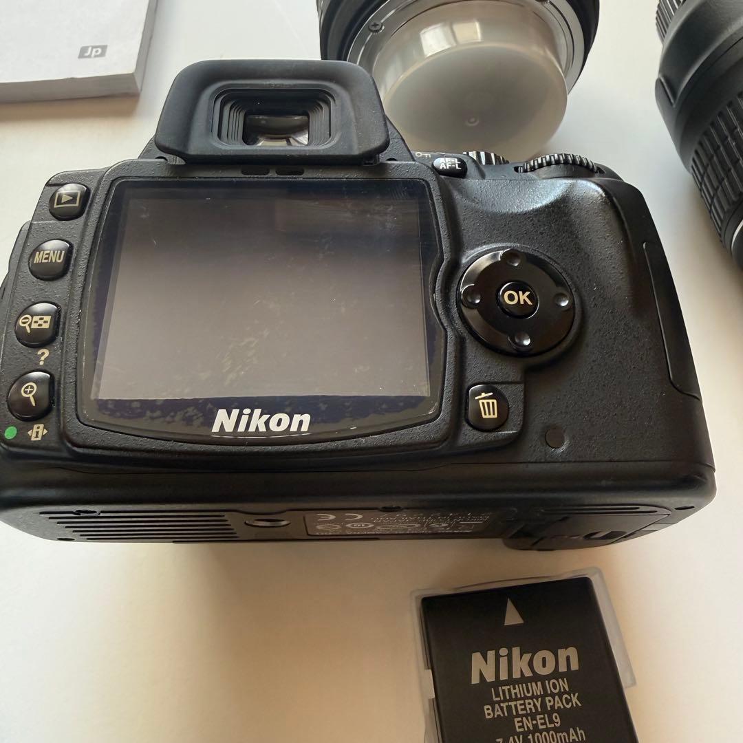 Nikon D60 デジタル一眼レフカメラ キット シグマ 単焦点レンズ付き
