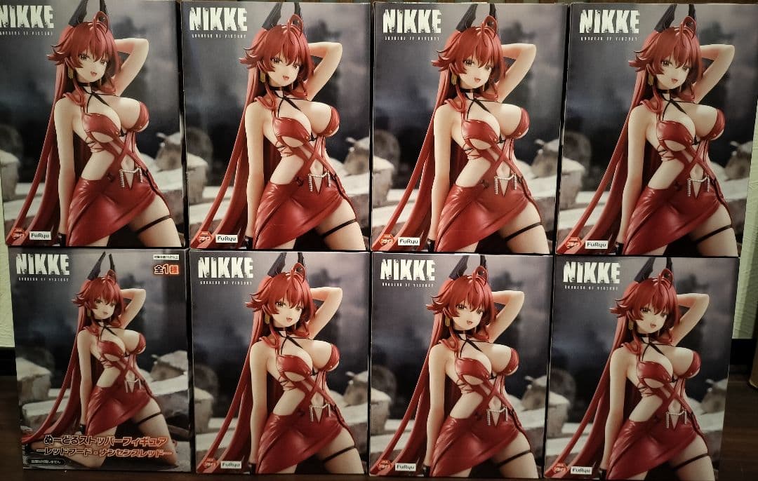 NIKKE レッドフードナンセンスレッドフィギュア ぬーどるストッパー8体セット