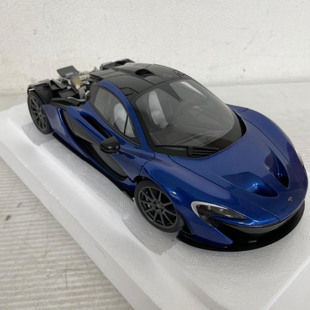 オートアート McLAREN P1 アザーブルー 1/18 ミニカー Y0949