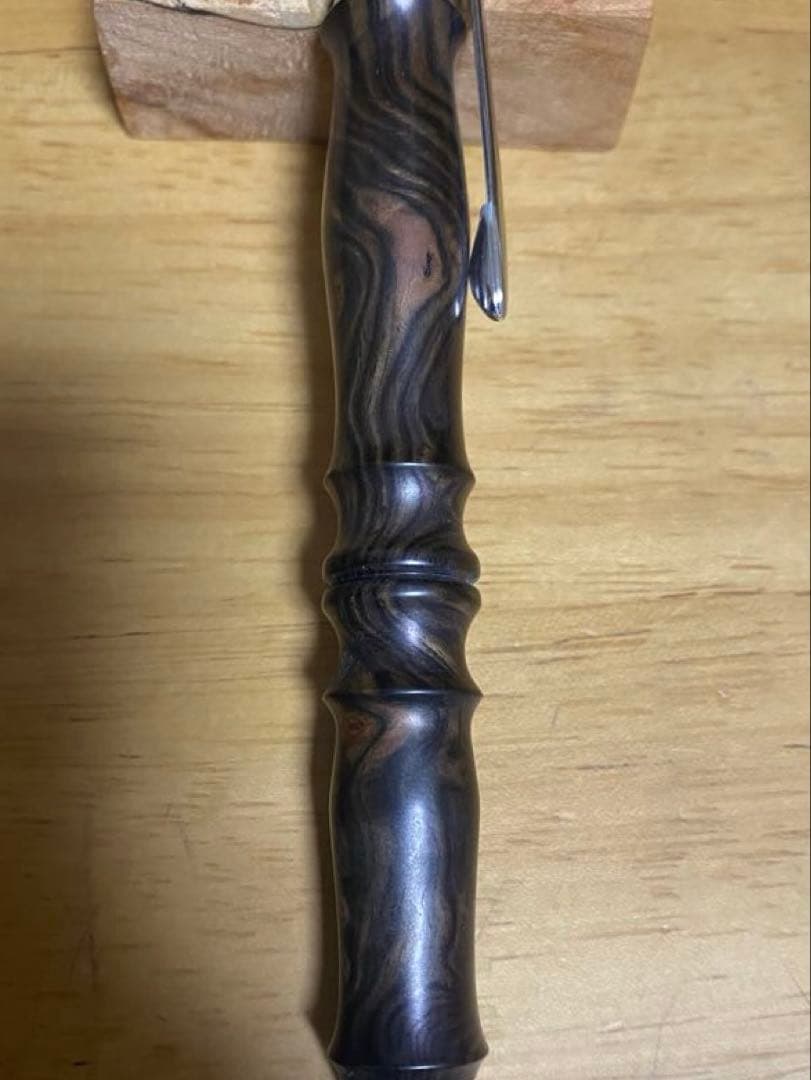 Flamberg 黒檀瘤　シャープペンシル　　検索用　野原工芸、工房楔