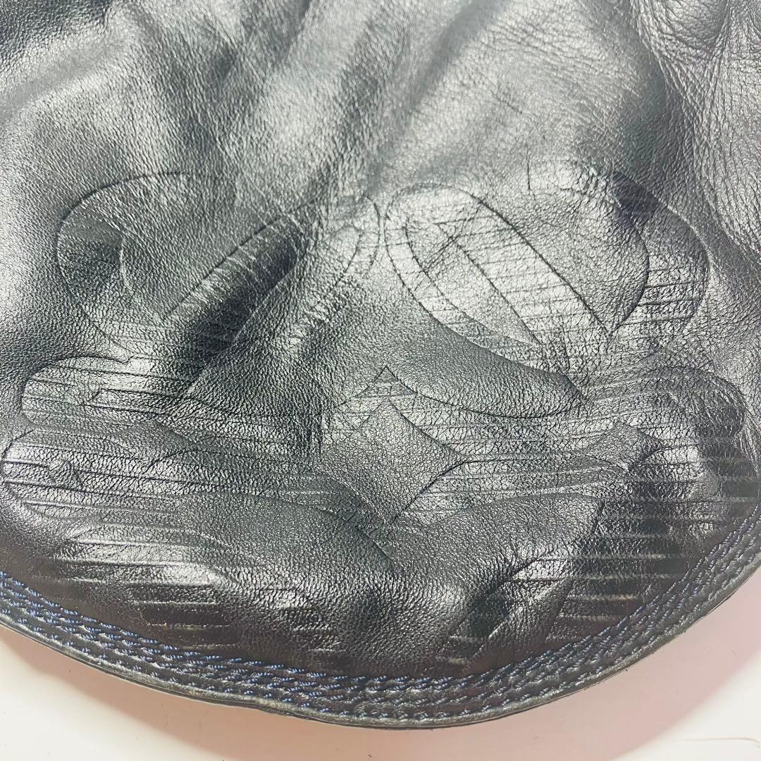 あゆ玉LOEWE ロエベ ショルダーバッグ ナッパレザー アナグラム 巾着