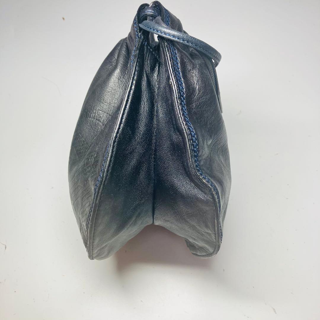 あゆ玉LOEWE ロエベ ショルダーバッグ ナッパレザー アナグラム 巾着