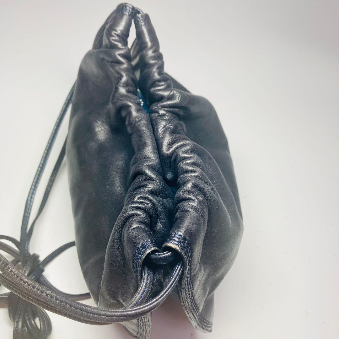 あゆ玉LOEWE ロエベ ショルダーバッグ ナッパレザー アナグラム 巾着