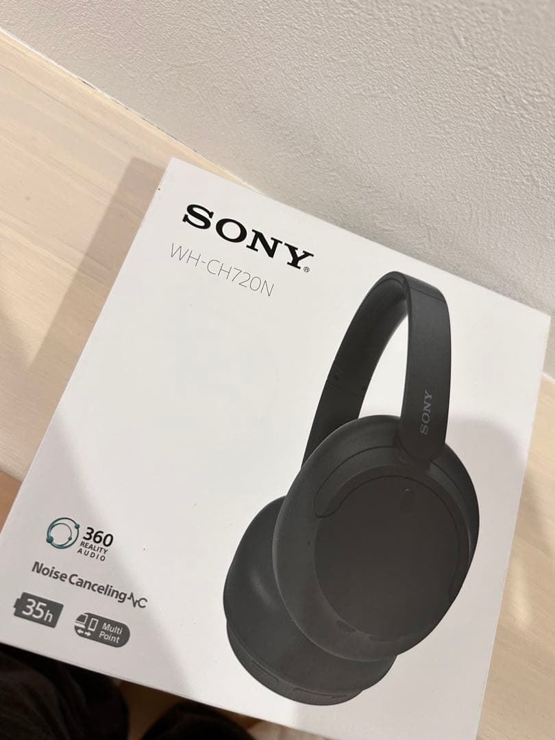 SONY WH-CH720N ワイヤレスヘッドホン　BLACK