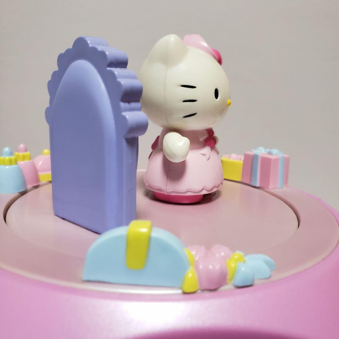 超激レア 動作確認済 サンリオ ハローキティ 回る 動く仕掛け 時計