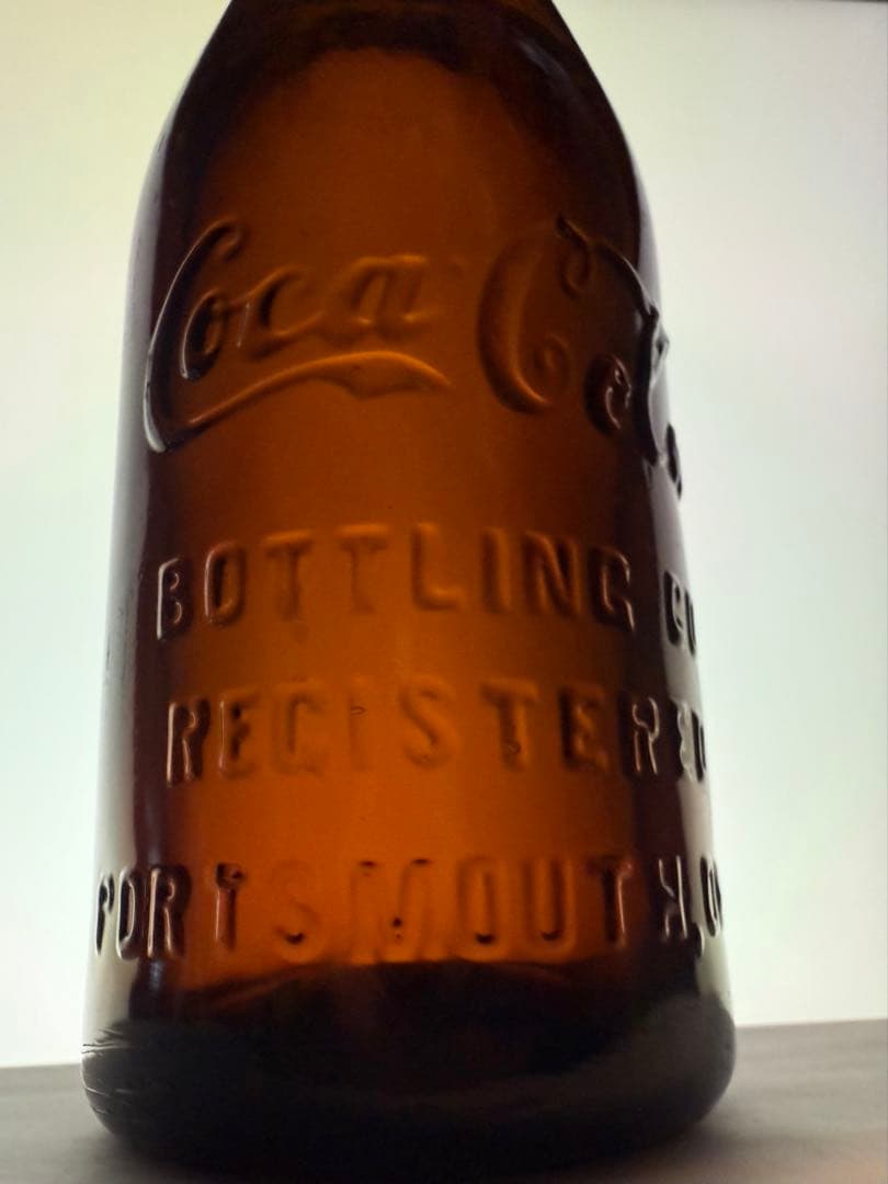 C1⭐︎秘蔵品⭐︎1910年代 Coca Cola ストレートサイドボトル