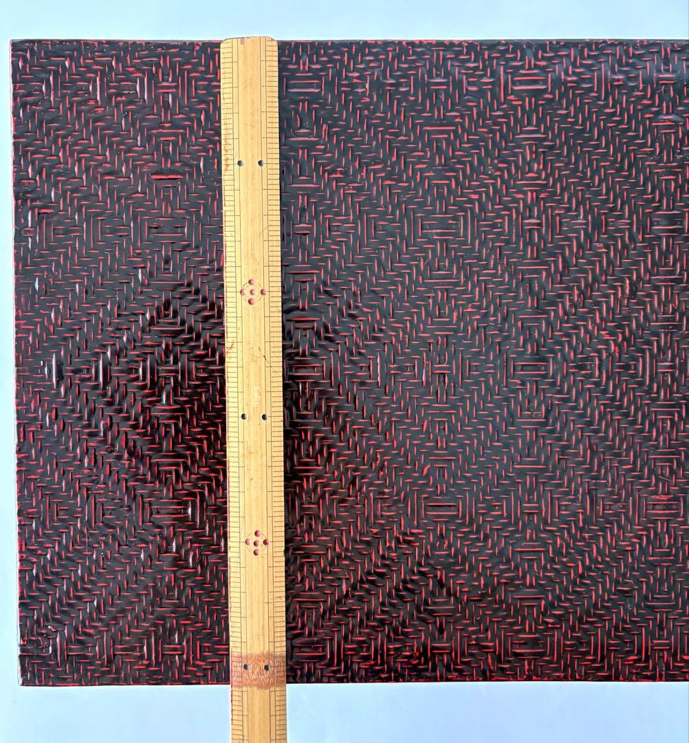 新品未使用　木箱入り　籃胎漆器 書類箱　文箱　九藍　訳あり