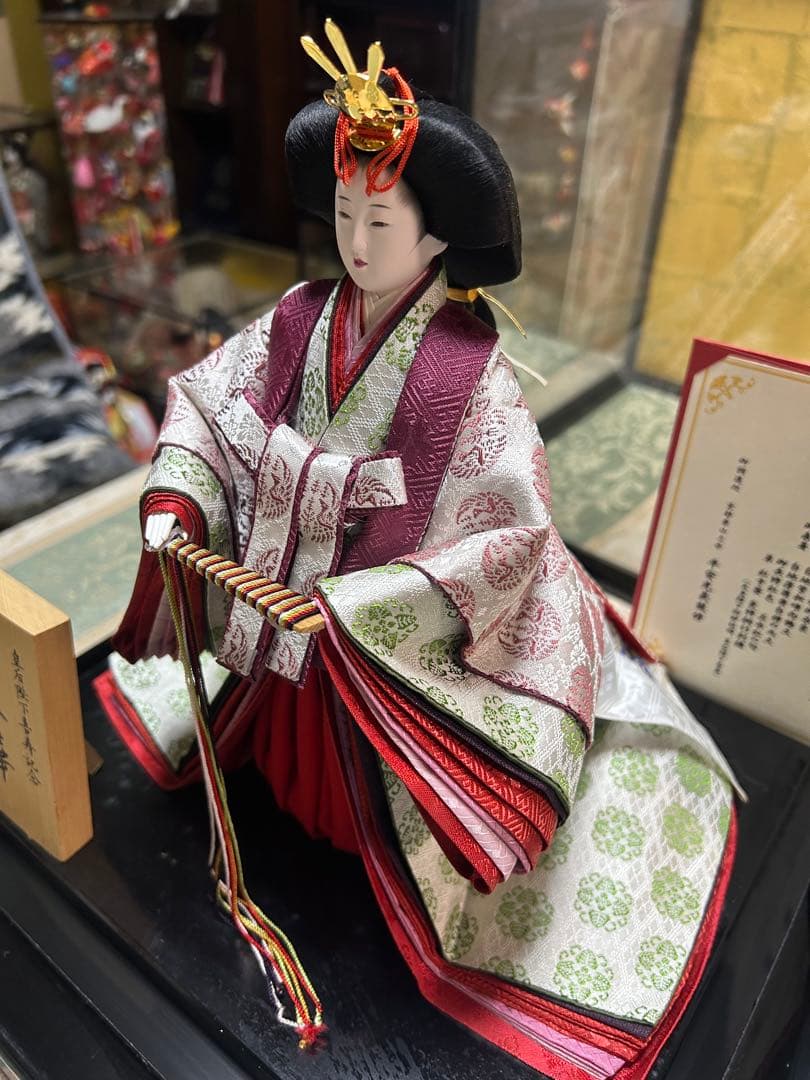 京人形　皇后陛下喜寿記念　慶華