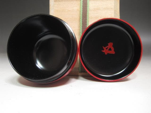 ☆　二代　村瀬治兵衛　根来昔形　茶器　裏千家十五代鵬雲斎の花押☆y535