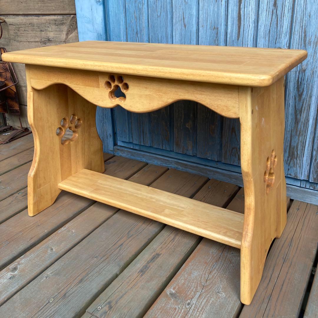 ninaさま専用ページ♡ カントリーハート　ベンチ型スツール　肉球