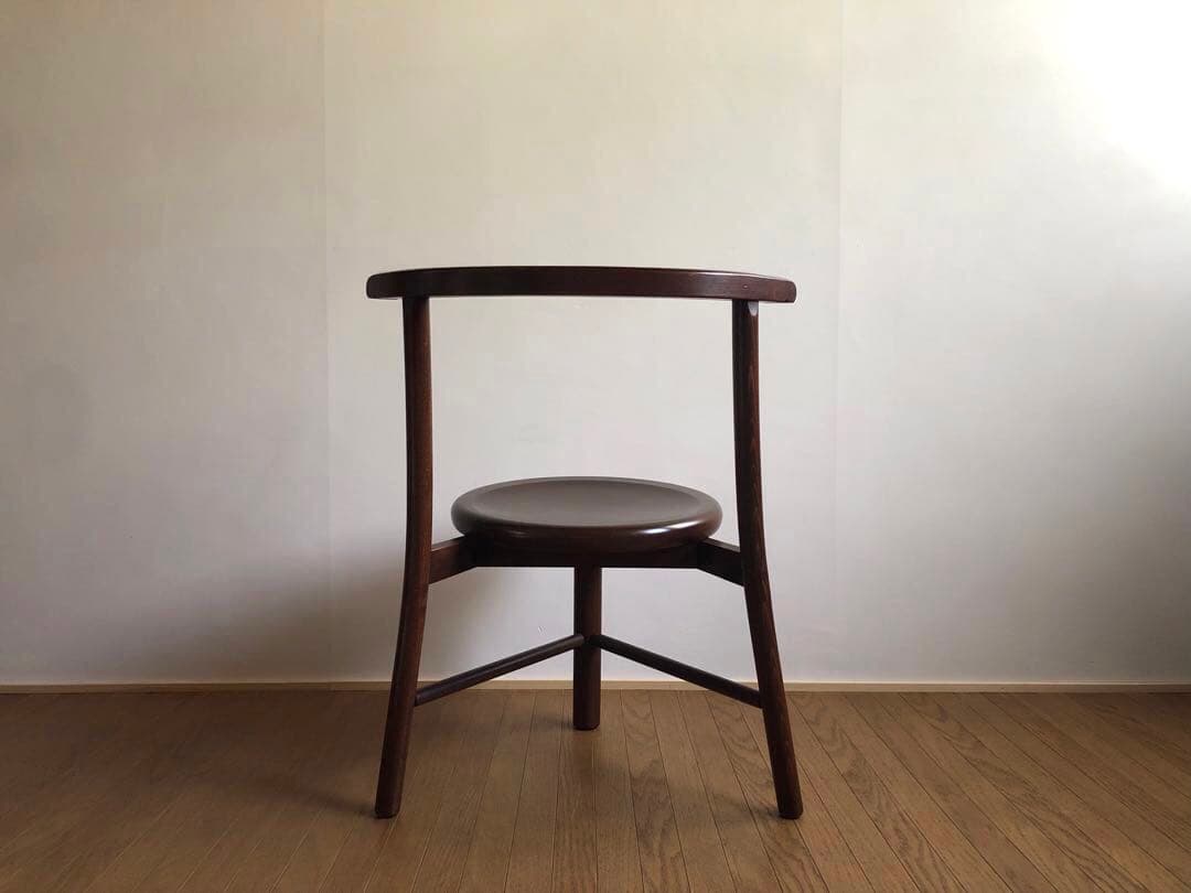 吉田璋也 三脚椅子 希少民芸家具 河井寛次郎 辰巳木工 柳宗悦 バーナードリーチ