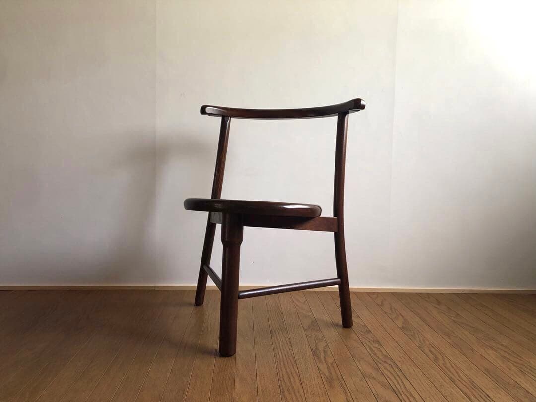 吉田璋也 三脚椅子 希少民芸家具 河井寛次郎 辰巳木工 柳宗悦 バーナードリーチ