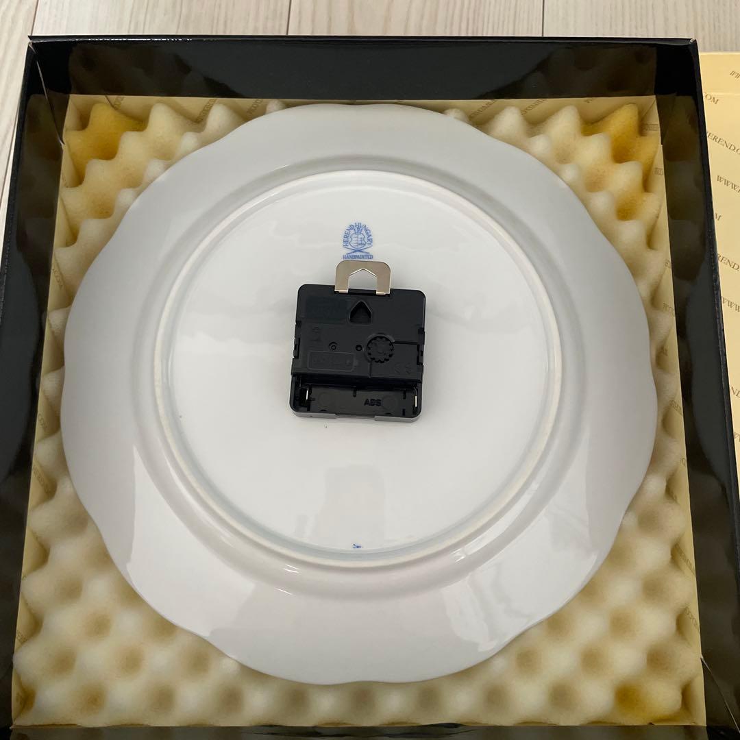 Herend 花柄陶磁器時計