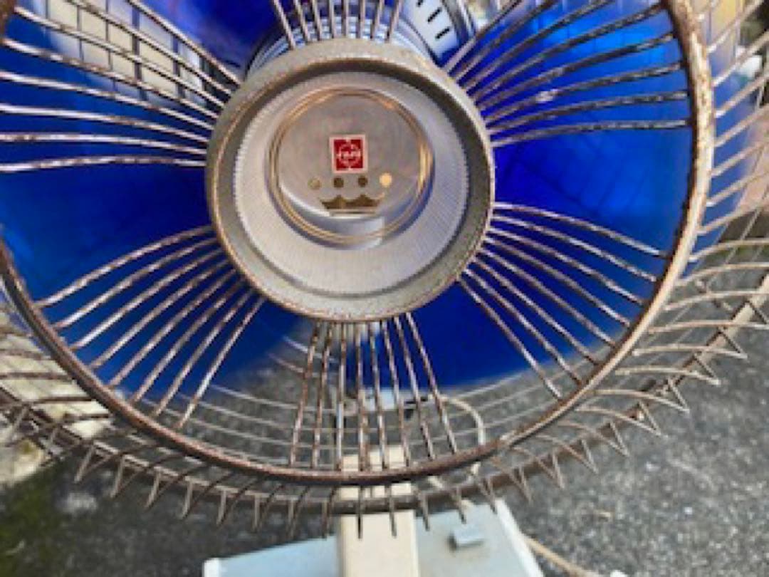 ナショナルレトロな扇風機ジャンク