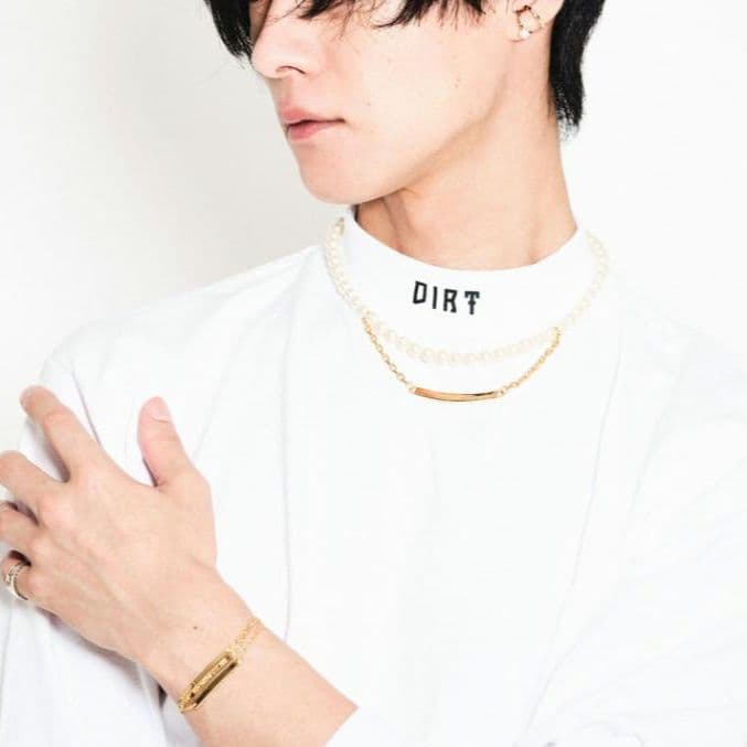 DIRT 100％ Natural Dirty パールネックレス Toshiya