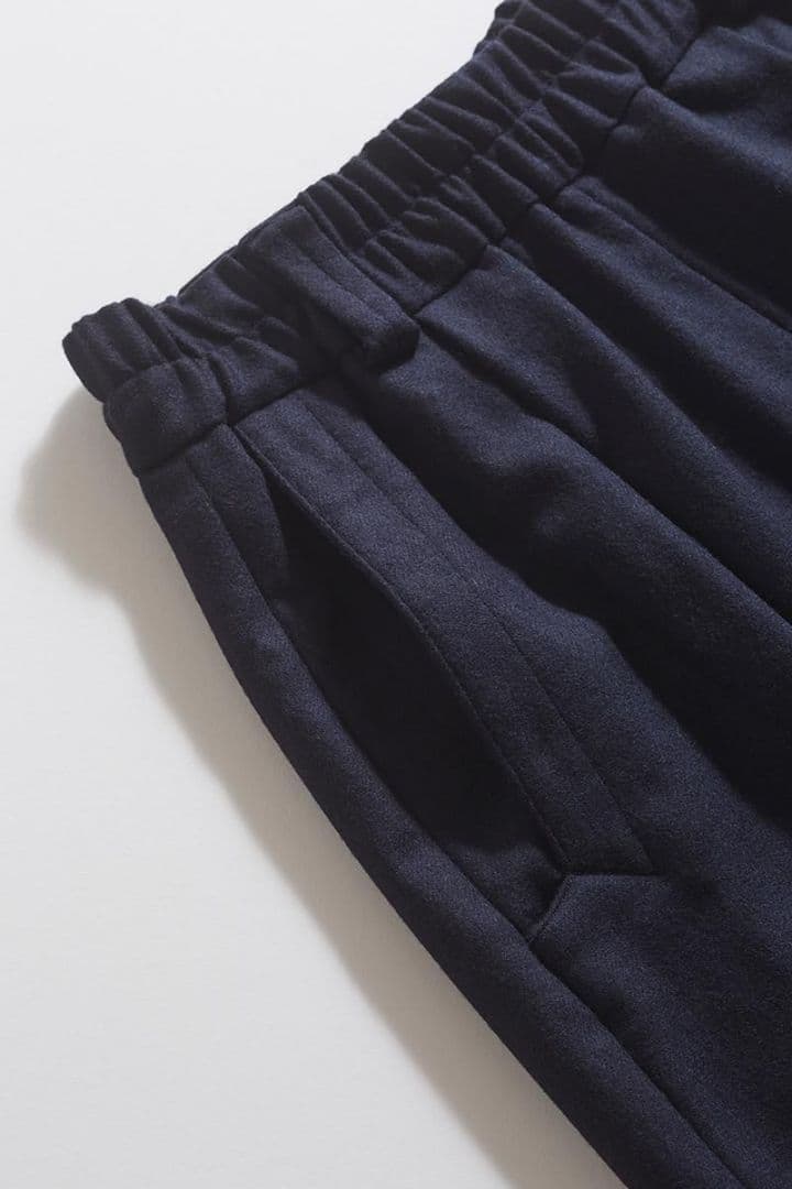 アトリエナルセ furano wool wide pants navy