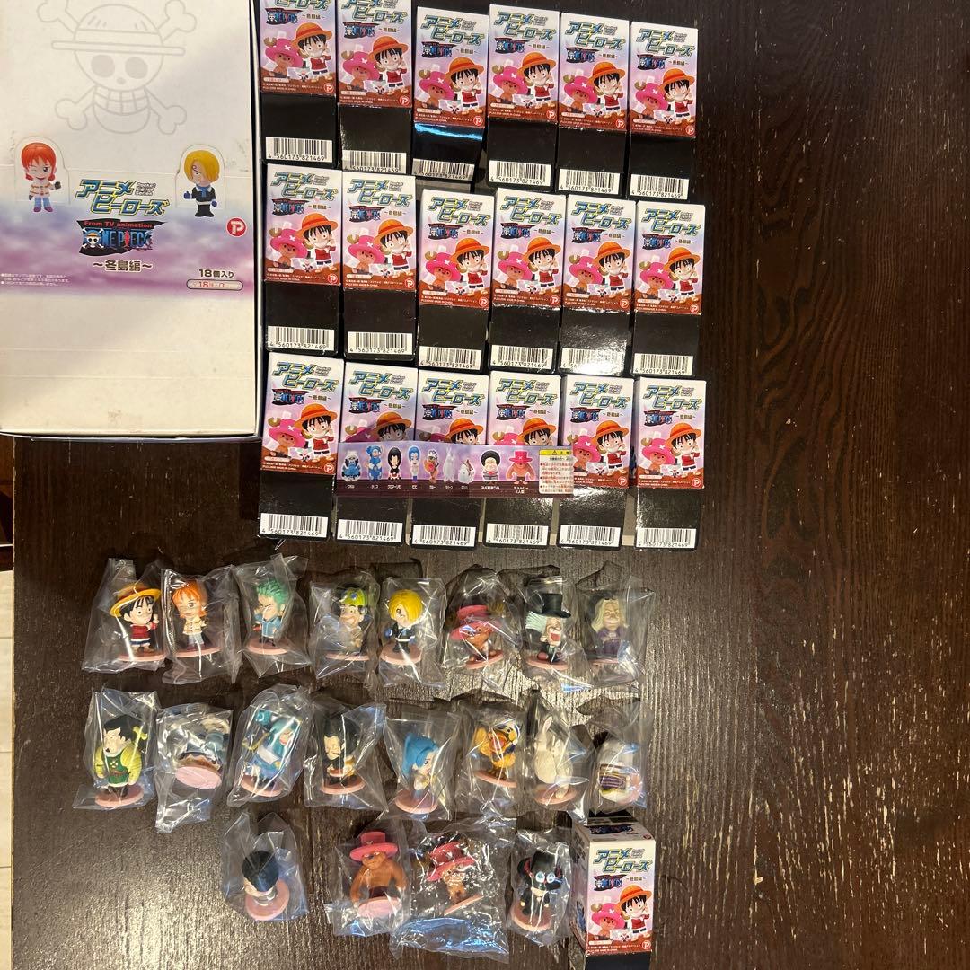 アニキャラヒーローズ ワンピース 旧冬島編　フルコンプ　シークレット・特典あり。