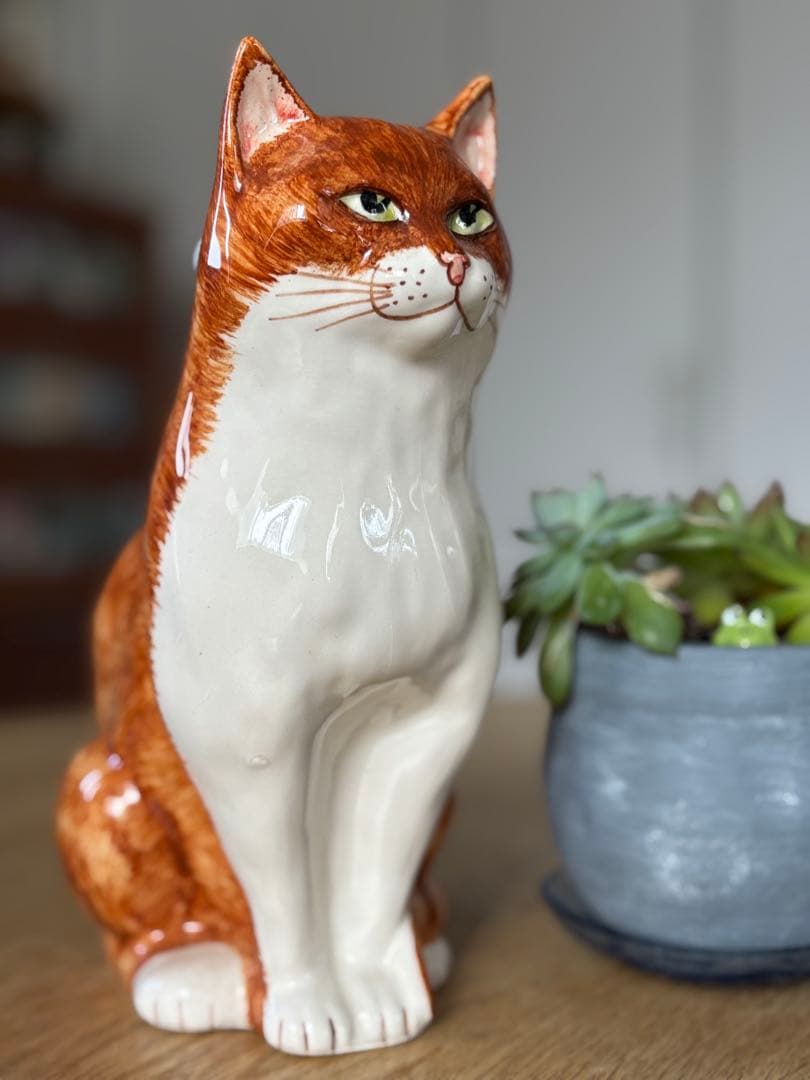 猫の置き物３点セット フィリップ・ローレストン作 英国BABBACOMBE窯