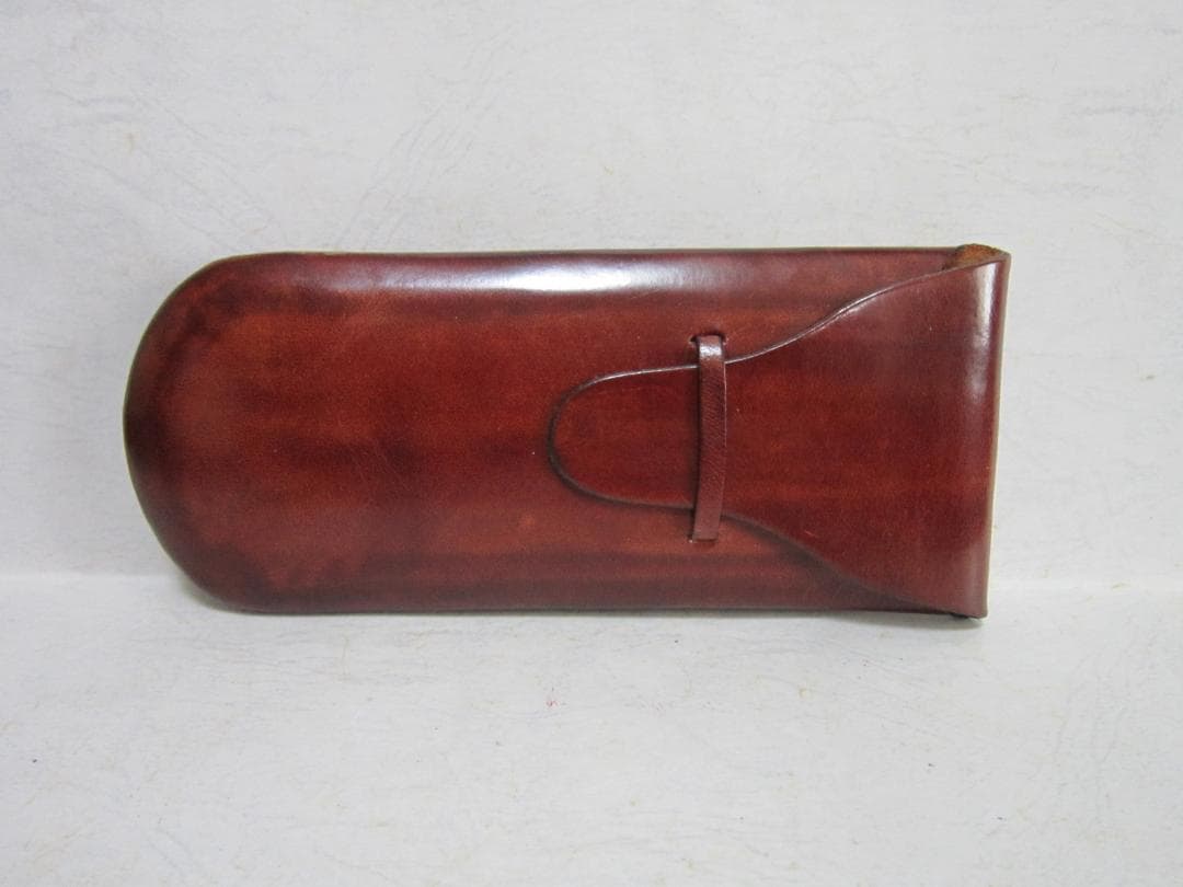 メガネケース　ペンケース　イタリア　フィレンツェ　革製　伝統工芸　職人技