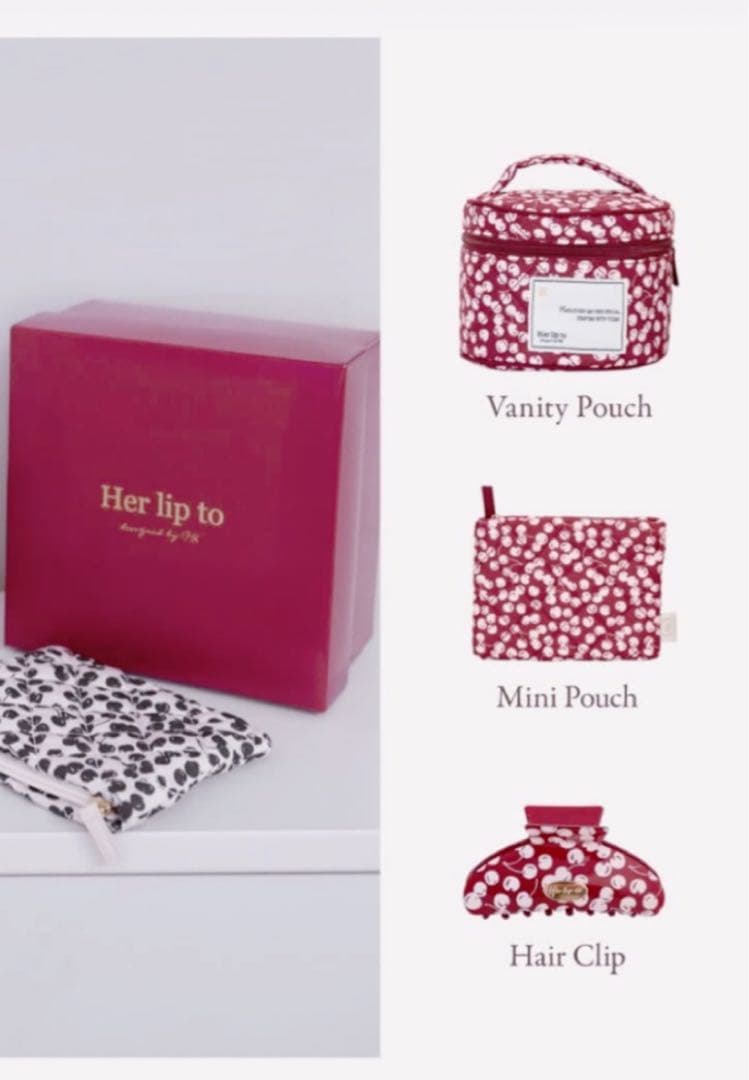 Her lip to⭐︎The Cherry Trio Set ⭐︎チェリー