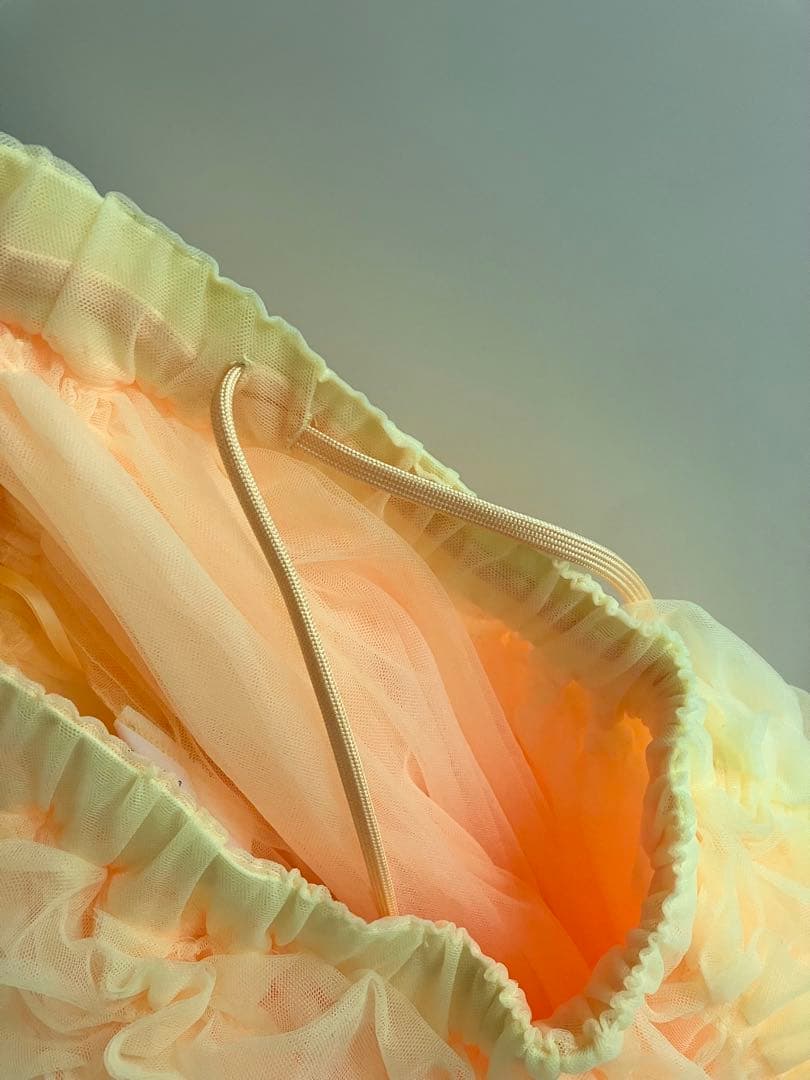 【noir kei ninomiya】 YELLOW チュール スカート