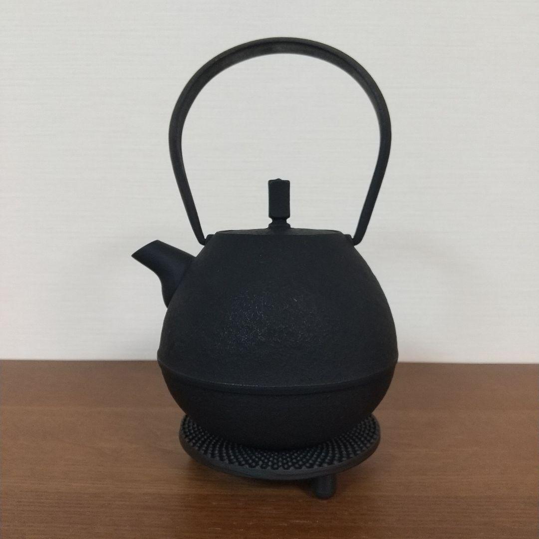 空間鋳造 南部鉄器 egg 鉄瓶 中 500ml