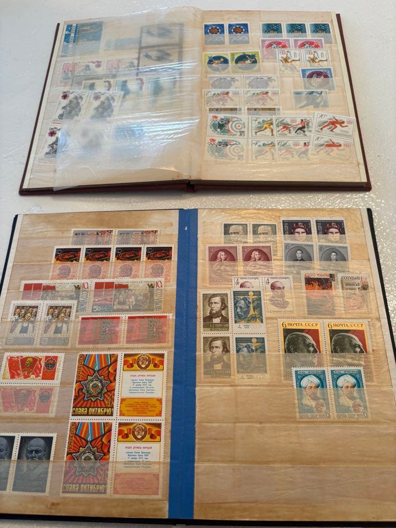 外国切手　ロシア　ソ連など　全て未使用　まとめ売り