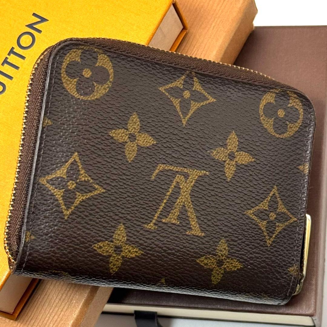 美品 ルイヴィトン モノグラム ジッピーパース ラウンドジップ 財布 小銭