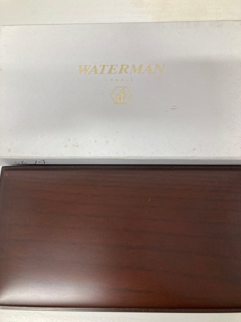 WATERMAN 緑色 万年筆 専用ケース付き