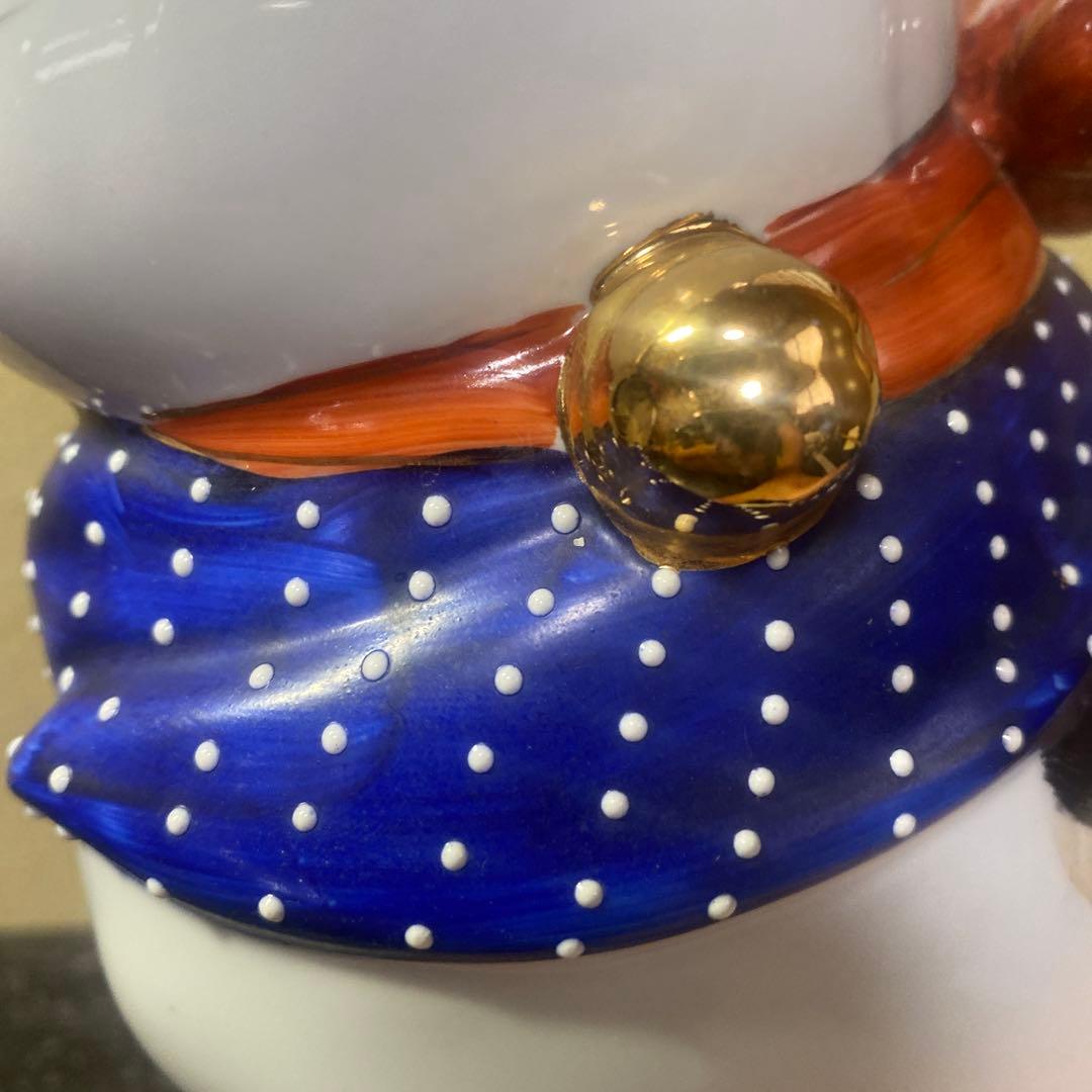 ブルー招き猫【大】