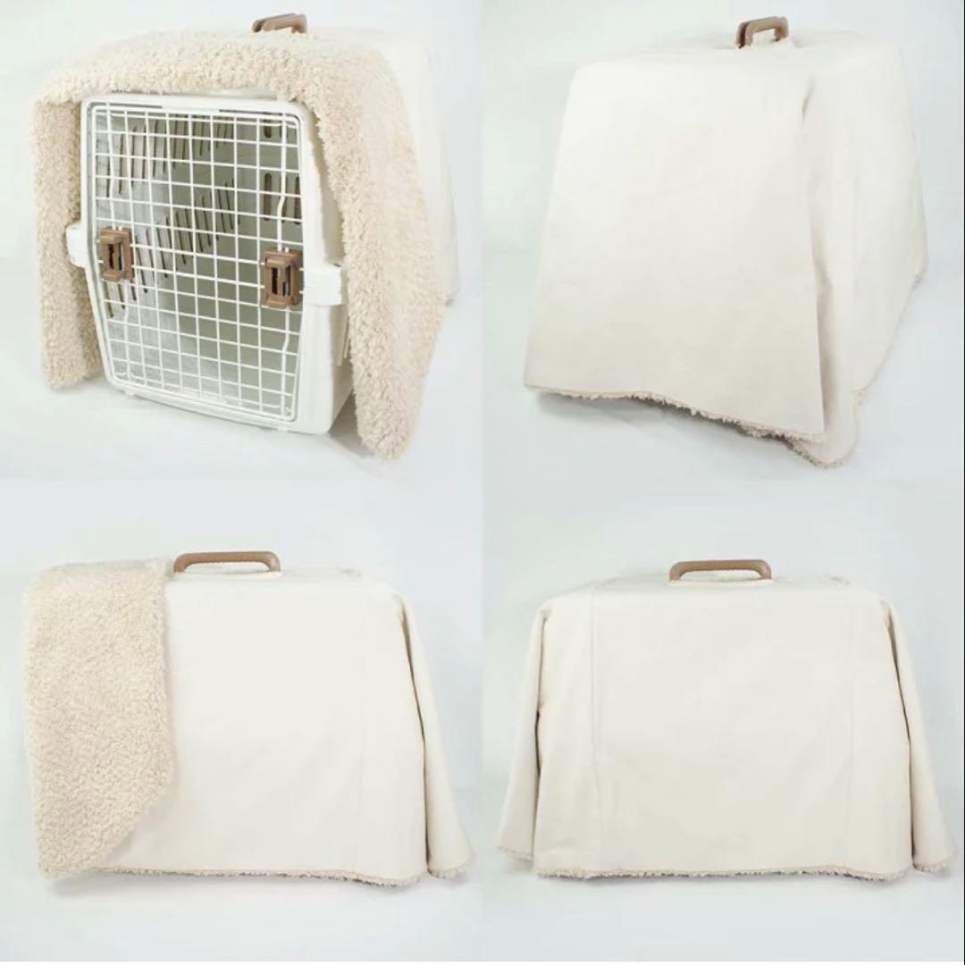 リバーシブル　キャリーカバー クレート　ブランケット　リッチェル　毛布　ペット