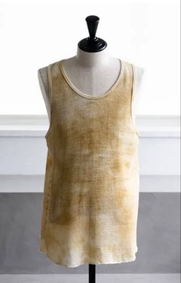 ANCELLM　DYED MESH TANK TOP