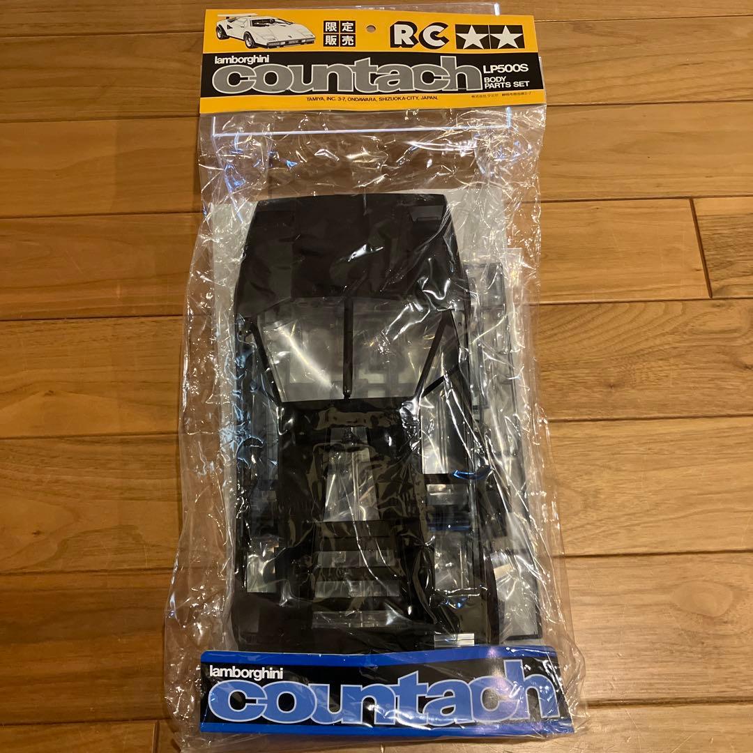 【限定】タミヤ ブラックカウンタック LP500S ボディパーツ+タイヤ セット