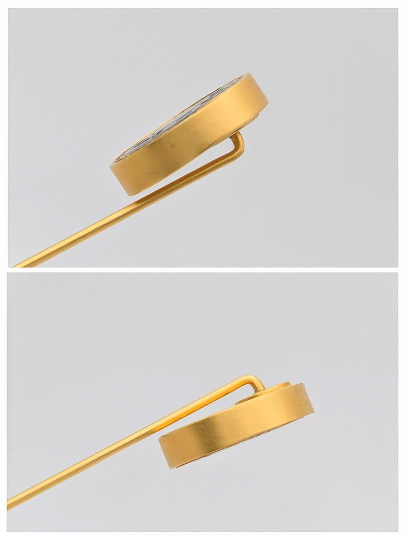 希少 エルメス HERMES セリエ シェル ブローチ ラペルピン ゴールド