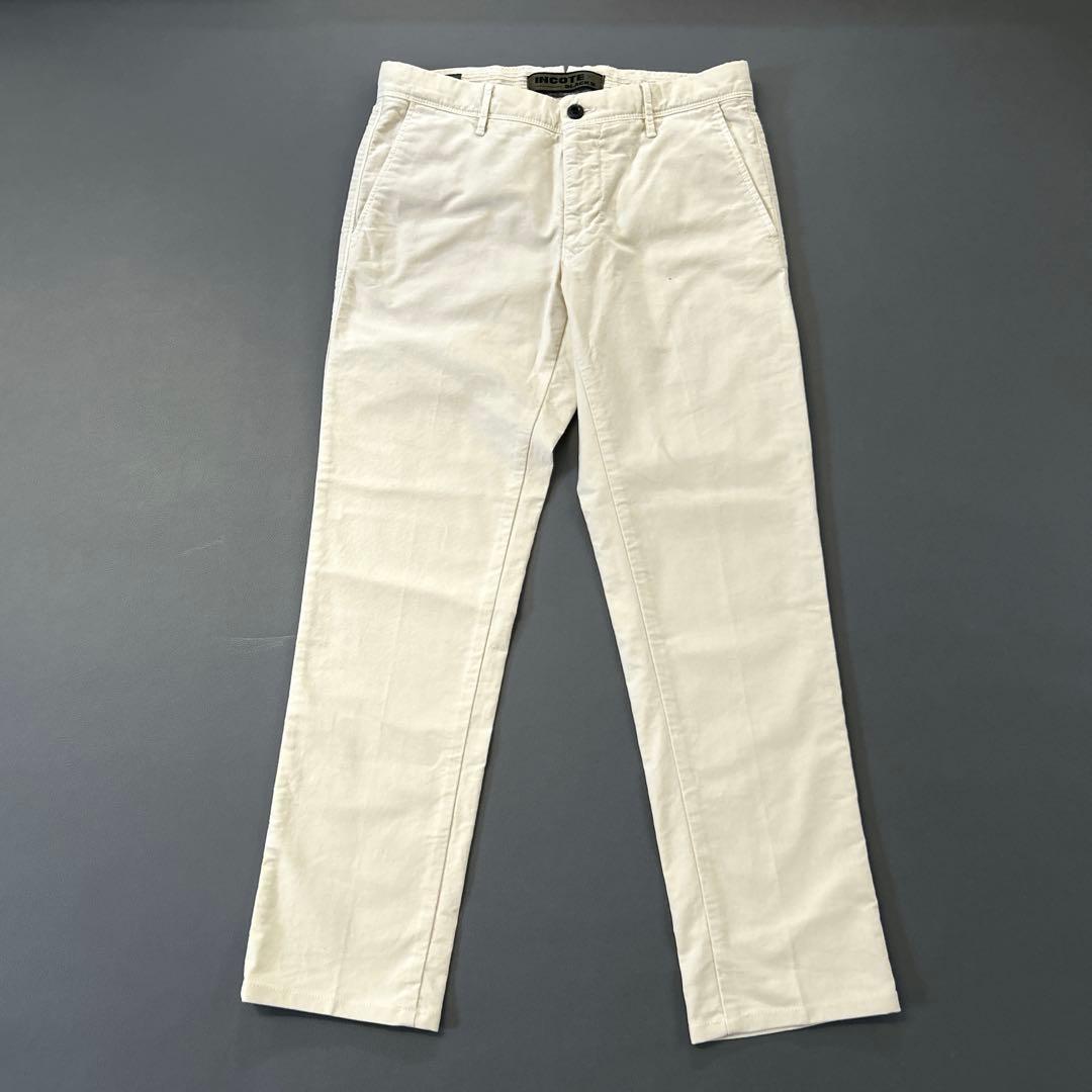 INCOTEX SLACKS 100型 コットンストレッチ M-L相当＊定番人気