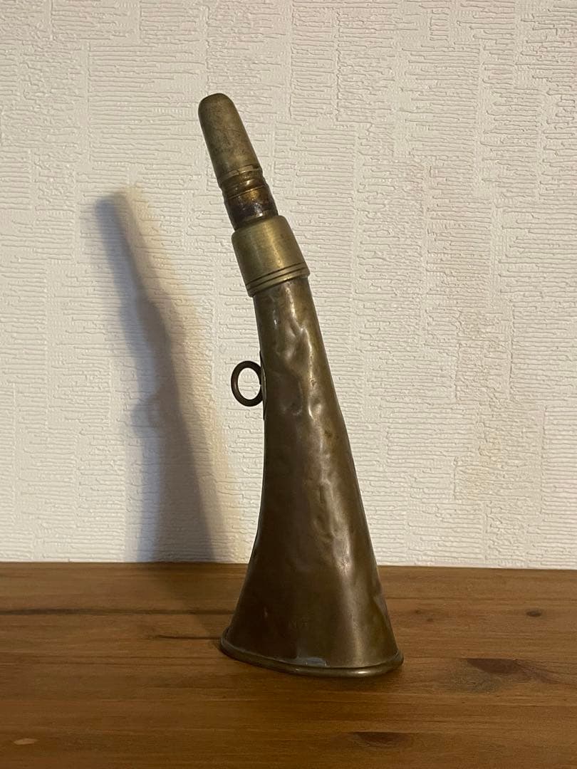 チャルメラ 豆腐屋 ラッパ MT HORN 希少 金属製円錐形工芸品