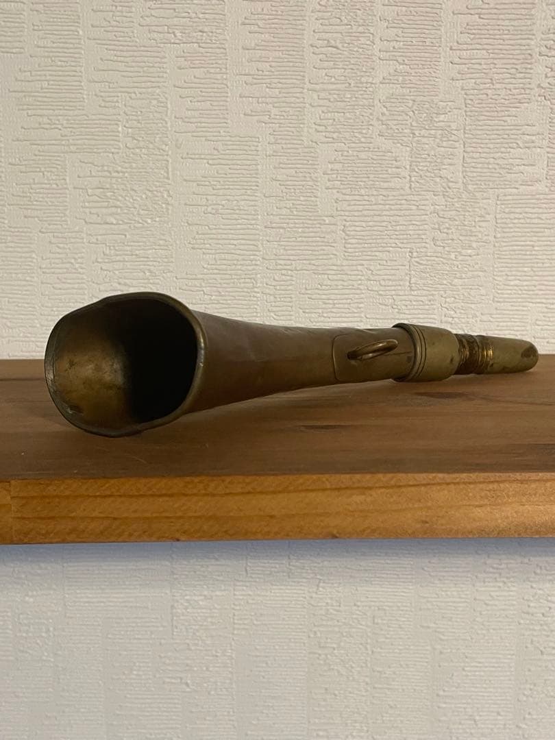 チャルメラ 豆腐屋 ラッパ MT HORN 希少 金属製円錐形工芸品