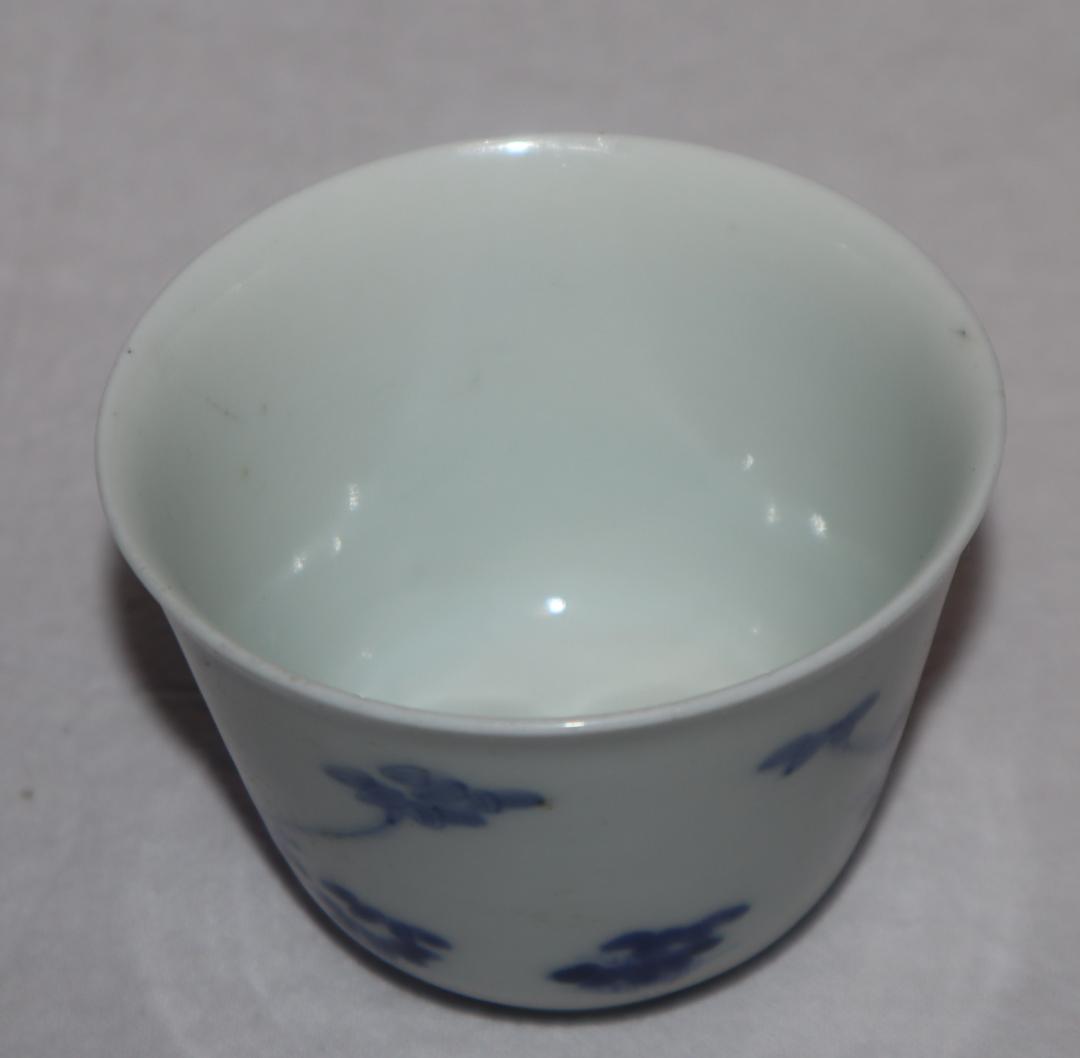 古伊万里高台付き蕎麦猪口