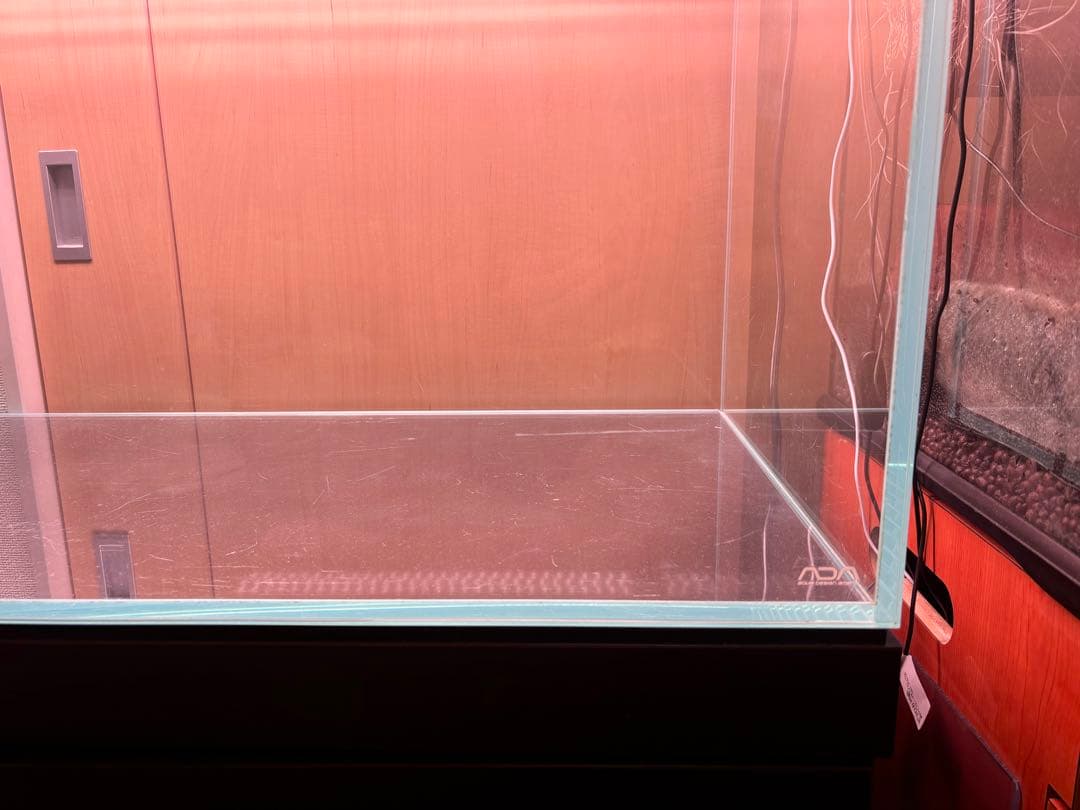 ADA キューブガーデン 水槽 90cm 盆栽流木 輝板石 龍王石 温度計 溶岩