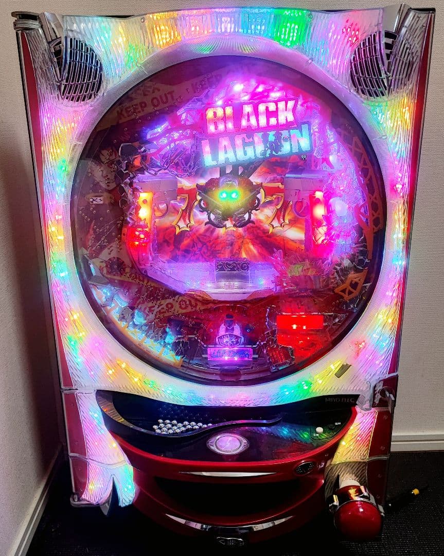 CRブラックラグーンFTX 家庭用改造済 パチンコ実機 たのメル便発送 不具合有
